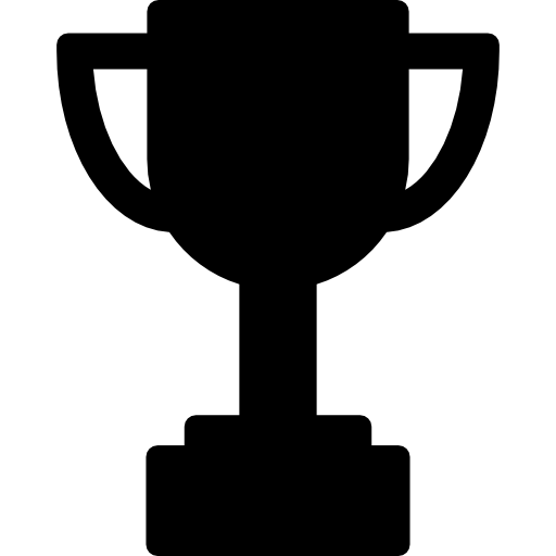 trophy sportive cup silhouette